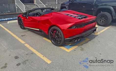 2016 Lamborghini Huracan z USA, uszkodzony, nr VIN ZHWUR1ZF9GLA04958